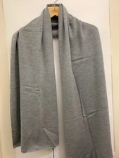 Lululemon All That Shimmers Scarf NWT Merino Wool HCMG Cozy Up One Size Gray 