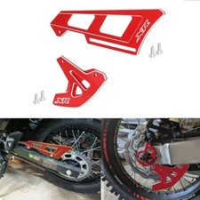 Cubierta protectora de disco de freno trasero + cubierta de cadena para Honda XR650L 1993-2025 ROJO XR