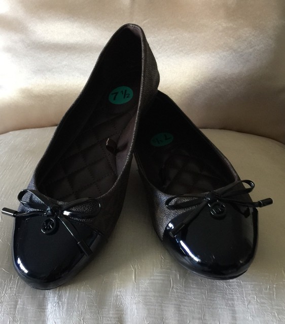 michael kors melody toe cap ballerinas