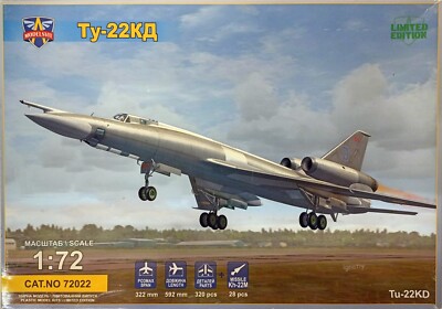Modelsvit 72022 Tupolew Tu-22 KD 1:72 Neu Bauteile versiegelt in Original Box