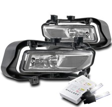 Bumper Driving Fog Lights Lamps Chrome W6k Xenon Hid For 17-18 Kicks Leftright