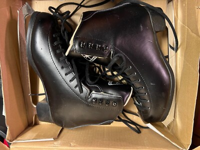 Jackson Marquis model 1993 figure ice skates black mens boys 5.5 M Mirage blade