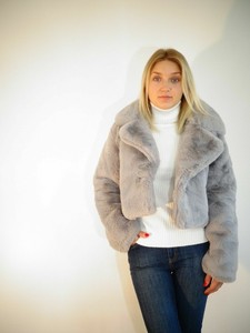 fluffy jacket ebay