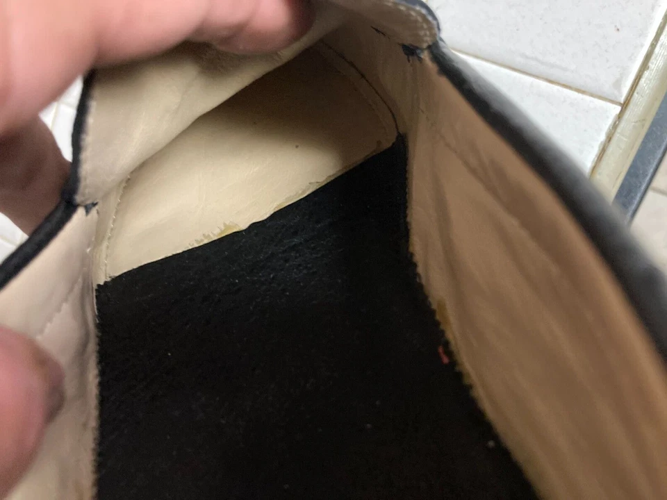 Aldo Brue Almohada para Caminar Mocasines... Negro Piel de Avestruz Zapatos para Conducir 9 Foto 2 de 4