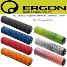 Ergon GXR Superlight Rubber Grips 132mm Choose Diameter Size and Color