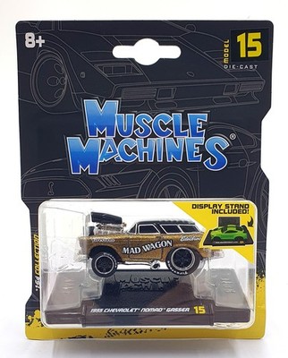 Muscle Machines Maßstab 1:64 15526 - 1955 Chevrolet Nomad Gasser - gold