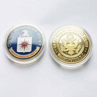 CIA Central Intelligence Agency Center of Intelligence Challenge Coin Collection