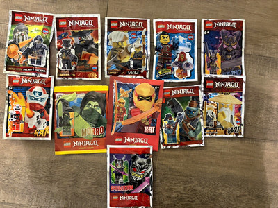 LEGO NINJAGO Limited Edition Foil Pack Minifigure Lot of 11 Retired