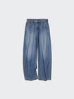 UNIQLO Jersey Barrel Silhouette Jeans High Quality Materials NEW XS-4XL