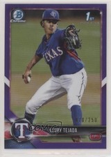 2018 Bowman Draft Chrome Purple Refractor 70/250 Leury Tejada #BDC-174 s3g