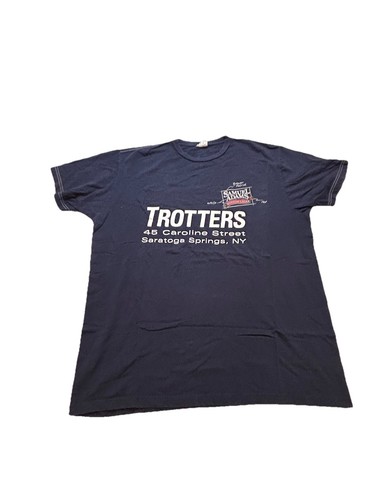 Trotters Caroline Street Saratoga NY Sam Adam’s Vintage Large “L”  T-Shirt