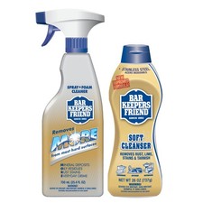 Bar Keepers Friend All Purpose Cleaner Bundle Soft Cleanser and MORE Spray Foam