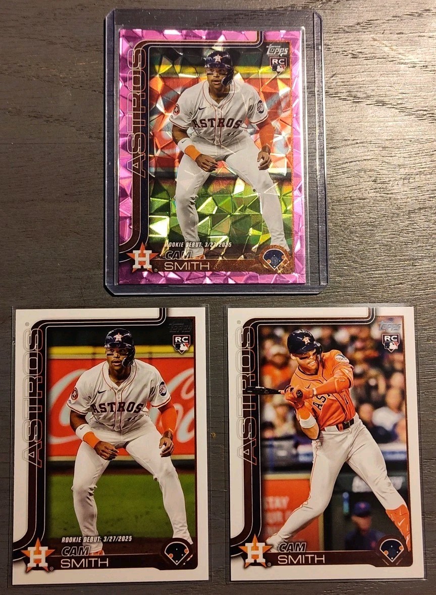 2025 Topps Update Series - Rookie Debut Cam Smith #US45 Pink Diamante Foil (RC)