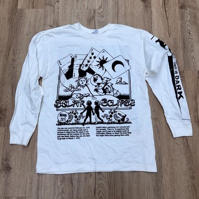 2017 Online Ceramics Solar Eclipse Long Sleeve Shirt size L grateful dead