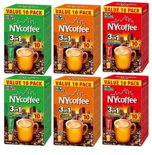 NY Coffee 3in1 Variety Pack Coffee Sachets x10 (Pack of 6, Total 60 Sachets)