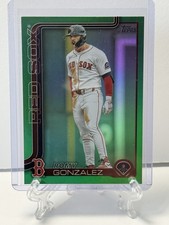 2025 Topps Update Series - Romy Gonzalez #US112 Green Rainbow Foil /99