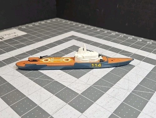 Vtg 1976 MATCHBOX Sea Kings K-307 Helicopter Carrier Lesney England Incomplete