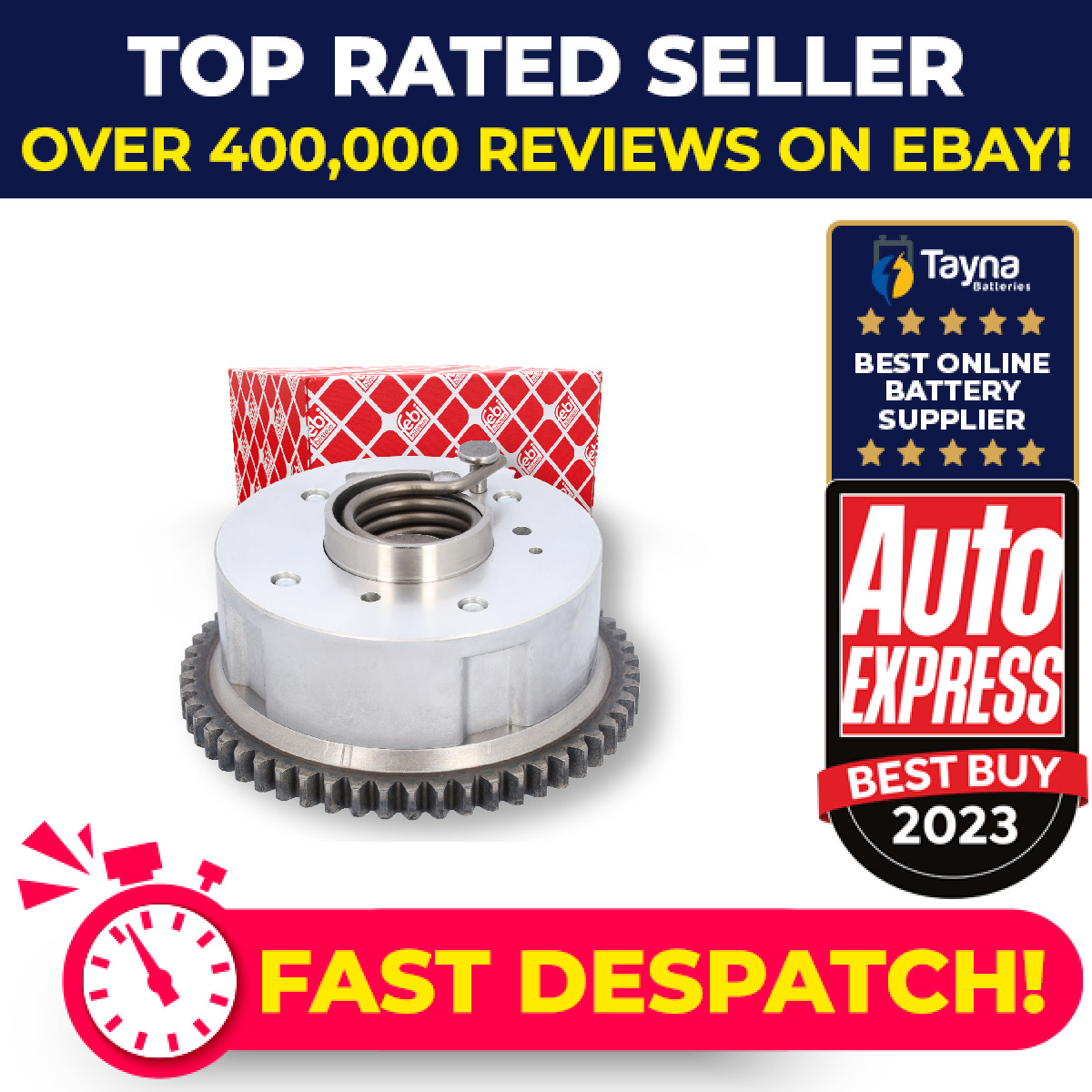 Camshaft Adjuster Exhaust Side 183489 Febi 243702G000 Genuine Quality Guaranteed