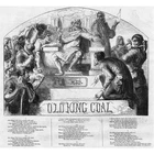 Old King Coal Nursery Rhyme - Antique Print 1859