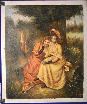 Handgemaltes Ölgemälde auf Leinwand, 20''x24'' unsigniert, nie gerahmt 4F141