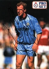 Gary Megson - Man City - Signed Trading Card - COA - (36137)