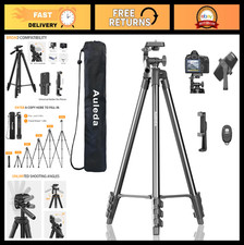 60" Lightweight Travel Tripod Stand for DSLR Cameras, Wireless Remote  Phone Ho