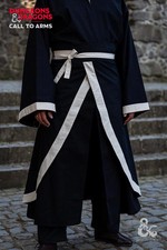 Dungeons  Dragons Wizard Battle Skirt Black/Natural medieval  fantasy costume