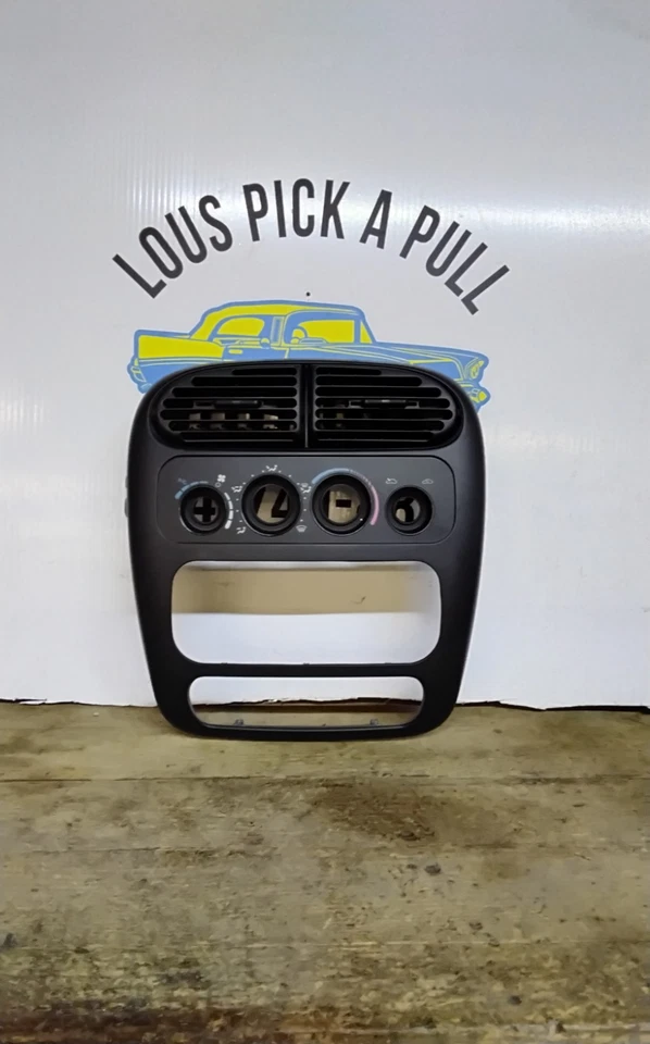 2000-2005 DODGE НЕОНОВЫЙ РАДИО НАГРЕВАТЕЛЬ ПЕРЕКЛЮЧАТЕЛЬ ОТДЕЛКИ ПАНЕЛИ ОБОДОК OEM СБОРКА - Изображение 3 из 4