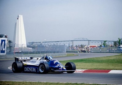 Riccardo Paletti from Italy driving the Denim Osella Squadra Corse- Old Photo