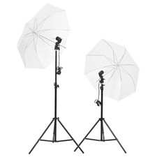 Vidaxl Kit per Studio Fotografico con Set di Luci e Fondale 