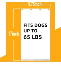 2pack Dog Door Replacement Flaps Size 9 3/4" x 17", Doggie Door Replacement...