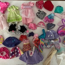 Large lot of doll clothes for small dolls Vintage - Now Assorted Sizes