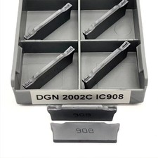10PCS DGN2002 / DGN3003 Carbide Inserts IC908 CNC Tool Grooving Slotting
