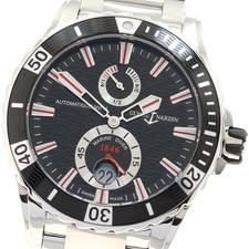 Orologio Uomo Automatico Ulysse Nardin Marine diver 263-10 Data Quadrante Nero_912051