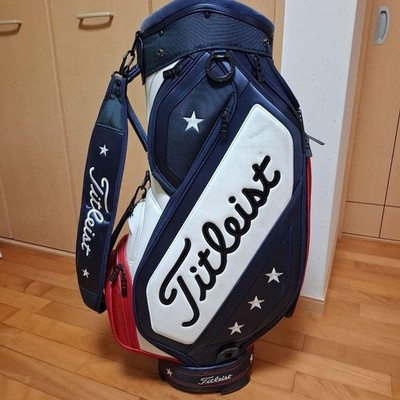 Titleist キャディバッグ USオープン限定品　ネイビー/レッド/ホワイト Titleist Limited Edition Tricolor cart bag golf carry caddy bag