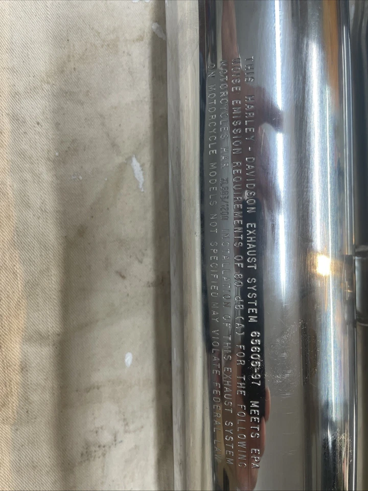 Harley Davidson 80290-99A Slash Down XL  Chrome - Image 3 of 4