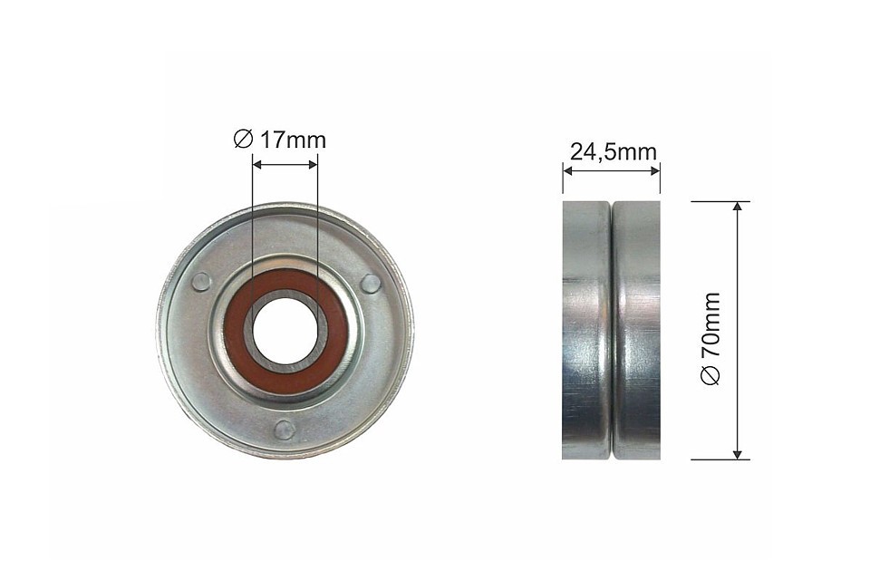 Fits NTY RNK-AU-002 PULLEY IDLER V-BELT