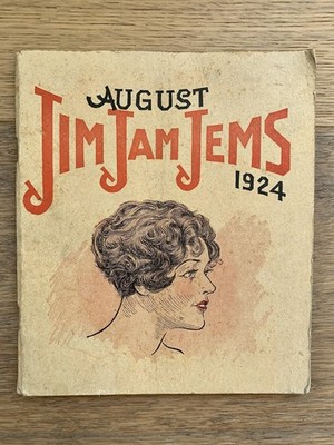 Vintage JIM JAM JEMS MAGAZINE August 1924 64pg.