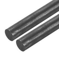 Graphite Rod, Graphite Stirring Rod Cylinder Stick Carbon Rod 250x14mm 2pcs