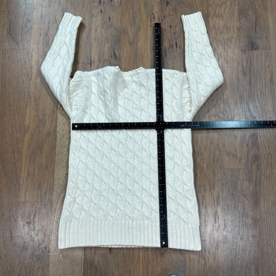 Suéter de Colección Lauren Ralph Lauren Para Mujer S Tejido con Cable Mezcla de Cachemira Pullover Foto 4 de 4