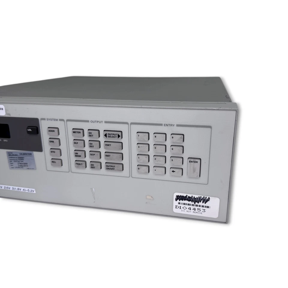 Agilent / HP 6624A System DC Power Supply - 4 Outputs - Tested Calibration - Image 3 of 4
