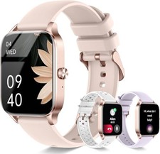 Women's Fitness Tracker Watch - 1.85" - Gold Pink White Purple