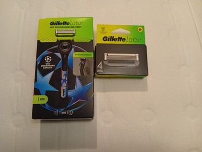 Gillette Labs Reinigungselement + Wandhalterung Rasierer + 1 Klinge + 4 Klingen 