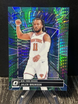 24/25 Panini  Optic Jalen Bronson  #12 Green Hyper  My House /249