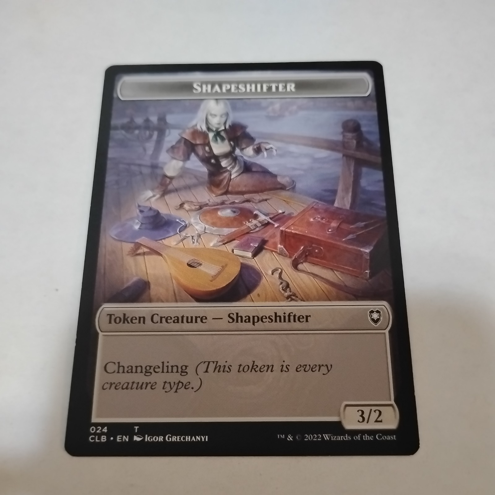 Shapeshifter \ Shapeshifter Token - #24/28 - Battle for Baldur - MTG