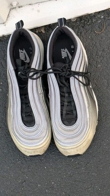 Nike Air Max 97 Gradient Fade Silver Athletic Shoes Men's Size 10