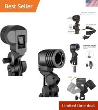 Versatile Light Bulb Stand for Photography - Adjustable  Portable - 2 Pack