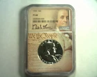 1959 FRANKLIN HALF DOLLAR NGC PF 68 RICK TOMASKA HAND SIGNED NICE ORIGINAL COIN