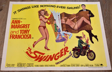 THE SWINGER (1966) Movie Poster, Ann-Margret, Tony Franciosa, Sex Comedy