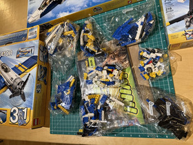 Lot of 3 New LEGO Creator Blue Power Jet 31039 Aviation Adventures  31011 2015